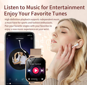 <span class=keywords><strong>Orologio</strong></span> intelligente di moda Unisex Full Touch Screen cinturino in pelle IP68 impermeabile TFT <span class=keywords><strong>Display</strong></span> 100 + <span class=keywords><strong>orologio</strong></span> digitale Multi-Sport - Product Image 6