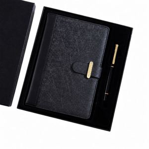 Set de Regalo de Cuaderno y Bolígrafo con Hebilla Azul para Personalización de Marca, Regalos de Oficina y Suministros Empresariales al por Mayor - Product Image 3
