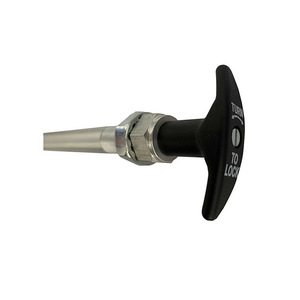 Phidicos Push Pull Flexible Shaft Black T Handle For Buses <b>Coaches</b> Trucks - Product Image 2