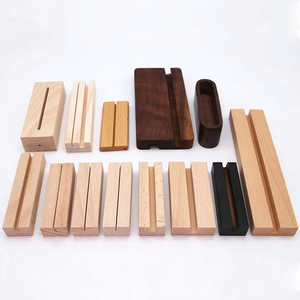 Tùy Chỉnh Hình Dạng Sồi Bằng Gỗ Lịch Cơ Sở Ảnh Đứng Thẻ Đứng Gỗ Cơ Sở Bệ Đứng Hiển Thị Sản Phẩm Bằng Gỗ Sản Xuất - Product Image 2