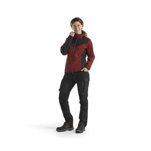 BLAKLADER - 594125365999M Chaqueta de punto para mujer Softshell con capucha Rojo quemado/Negro-EAN 7330509799147 CHAQUETAS DE TRABAJO - Product Image 3