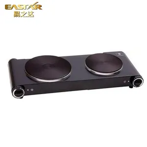 Best Selling Electric Hot Plate Metal Housing Cast Iron Automatic Safety Shut Off With Thermal Fuse Professional Hot Plates