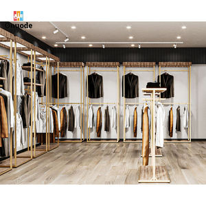 Exhibidores de Ropa Metálicos Personalizados, de Pared, Tipo Isla, para Tiendas de Ropa, Soluciones de Diseño para Comercios - Product Image 5