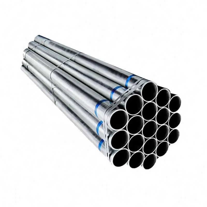 Buon materiale per la costruzione tubo in acciaio zincato a caldo tubo in acciaio pre-zincato