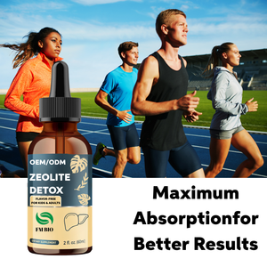 FM OEM/ODM sıvı zeolit damla sağlık takviyesi Detoxifies Alkalizes bağışıklık sistemini güçlendirir ağır metalleri kaldırır - Product Image 5