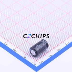 Condensador Electrolítico de Aluminio de Montaje Pasante KM1E471MF140A00CV0, D8xL14mm 470uF 20% 25V 3.5mm - Product Image 2