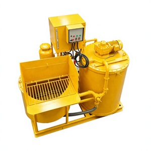 Mezcladora de concreto de doble tambor con mezclador eléctrico de doble cilindro y cilindro de mezcla de cemento con transferencia automática de mortero - Product Image 4