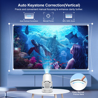 Proyector HY300 Ultra para Exteriores, 4K Full HD, Tiro Corto, WiFi 6 de Doble Banda, 170 ANSI, Mini Altavoz HIFI Portátil, Giro de 360°, Android 11