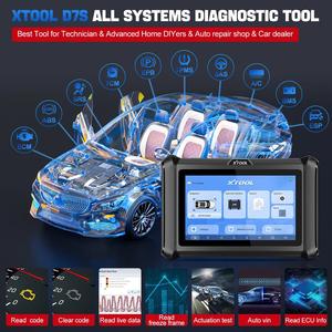Herramienta de Diagnóstico Original XTOOL D7S V2.0 para Todos los Sistemas, Escáner de Diagnóstico para Automóviles OBD2, Máquina de Diagnóstico Automotriz con Más de 39 Funciones de Reinicio - Product Image 2