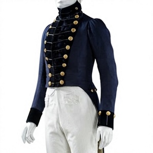 Abrigo de Estilo Vintage para Hombre, Manga Larga, 100% Lana, Traje Histórico, Abrigos Británicos - Product Image 4