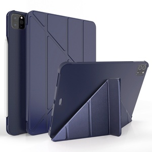 เคสหนัง PU แบบตั้งได้ พร้อมช่องใส่ปากกา สำหรับ iPad Pro 11 2020/2021 ป้องกันการกระแทก ฝาพับอัจฉริยะ รุ่นยอดนิยม - Product Image 1