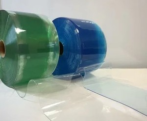 Rideau de porte en PVC transparent sur mesure, <span class=keywords><strong>anti</strong></span>-insectes, isolant thermique, pour atelier et chargement - Product Image 3