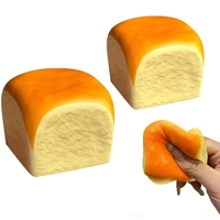 Approvisionnement stable, sans pression de stock, en stock, jouet anti-stress Squishy en PU à rebond ultra-lent, modèle Hawaiian Bread, pour les 14 ans et plus, comme un P
