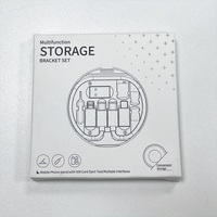 Kit de câbles de charge tressés USB-C 6-en-1 avec boîte de rangement magnétique pour charge rapide 3A, idéal pour les appareils informatiques et iOS en déplacement