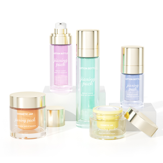 Refillable Trending Eco Friendly Cosmetic Packaging 15 30 50 ml Exclusiw Jars Airless Glass Lotion Bottle Packaging