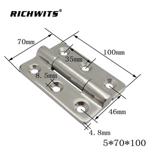 Charnières à fermeture douce en acier inoxydable 304, robustes, pour châssis, armoire, camping-car, marine, pour utilisation en atelier - Product Image 3