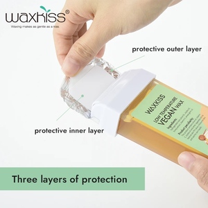 Waxkiss MSDS 100ml <span class=keywords><strong>Cire</strong></span> dépilatoire roll-on au miel végétalienne <span class=keywords><strong>efficace</strong></span> pour le corps, cartouche de <span class=keywords><strong>cire</strong></span> pour l'épilation du maillot, des aisselles et des mains - Product Image 3