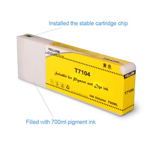 ซุปเปอร์คัลเลอร์ 700ML/PC T7101-T7106 ตลับหมึกที่ใช้ร่วมกันได้พร้อมหมึกและชิปสำหรับเครื่องพิมพ์เอปสัน D3000 - Product Image 3