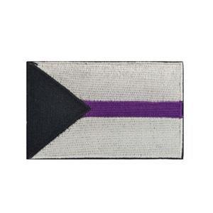 Stock Broderie Gay Pride LGBT ASEXUAL Pride Badge Patch avec Crochet et Boucle - Product Image 4