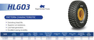27.00R49 33.00R51 37.00R57 40.00R57 46/90R57 Pneus OTR géants radiaux de haute qualité pour camions à benne rigide - Product Image 6