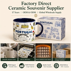Mug souvenir en céramique de 10 oz avec les monuments de <span class=keywords><strong>Lisbonne</strong></span>, Portugal, tasse à <span class=keywords><strong>café</strong></span> en porcelaine, fabrication sur mesure, vente en gros - Product Image 6