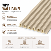 Panneau mural en bois massif durable pour la décoration intérieure et extérieure de salon moderne, revêtement imperméable