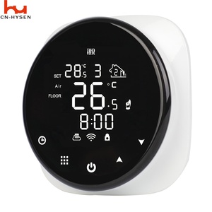 HY316 3A Hệ Thống Sưởi Ấm Nước Alexa Voice <span class=keywords><strong>Thermostat</strong></span> Với Màn Hình Cảm Ứng LED Home <span class=keywords><strong>Thermostat</strong></span> Khóa Trẻ Em Tuya Nhiệt Thông Minh - Product Image 2