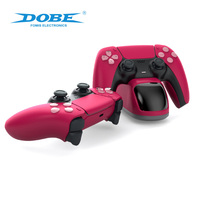 DOBE Cosmic-Red pour PS5 Base de chargeur double avec indicateur LED et poignée de Station de charge USB pour station d'accueil de chargeur de contrôleur PS5