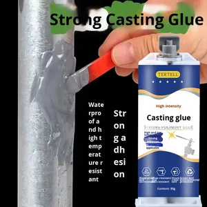 Pegamento de soldadura epoxi de doble componente resistente a altas temperaturas genuino embalaje de reparación de tanque de aceite de radiador de Metal de hierro fundido fuerte - Product Image 2
