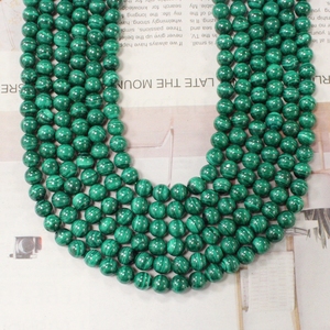 Vente <span class=keywords><strong>en</strong></span> gros de perles de bracelet <span class=keywords><strong>en</strong></span> malachite verte AAA naturelles pour la fabrication de bijoux <span class=keywords><strong>en</strong></span> chaîne <span class=keywords><strong>6</strong></span> <span class=keywords><strong>mm</strong></span> 8mm 10mm - Product Image 1