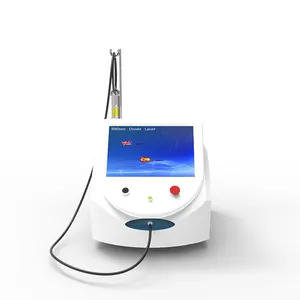 2024 portable diode laser machine medical nail fungus removal hemorrhoid treatment 980 nm 1470 nm 40w machine