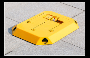 Verrou de stationnement intelligent antivol en acier jaune pour voiture, vente en gros d'usine - Product Image 6