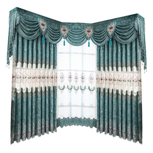 Cortinas de Jacquard de Diseño Moderno para Sala de Estar de Hotel Francés de Lujo, Cortinas para Ventanas en Venta - Product Image 1