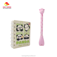 Cuaderno Portátil Mini de Tapa Dura con Espiral A7, 80 Hojas de Papel Recubierto, Diseño de Dibujos Animados, Venta al Por Mayor