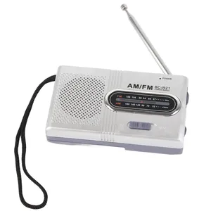 <span class=keywords><strong>Radio</strong></span> AM <span class=keywords><strong>FM</strong></span> Portátil de Bolsillo con Altavoz de 5W de Larga Duración, con Conector para Auriculares, para el Hogar y Exteriores, Color Gris Plateado - Product Image 6