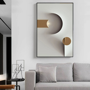 Quadri e Stampe con Motivi Geometrici 3D Arte Visiva Moderna Astratta Nature Morte Poster e Stampe per Decorazione Domestica - Product Image 4