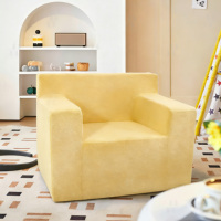 Fauteuil moderne de haute qualité, personnalisable, en mousse à compression douce, avec housse lavable, pour chambre à coucher, salon, canapé simple