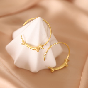 <span class=keywords><strong>Tiktok</strong></span>-pendientes de aro de Plata de Ley 925 hechos a mano con <span class=keywords><strong>perro</strong></span> salchicha, para niñas y adolescentes - Product Image 2