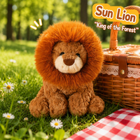 Peluche Lion Personnalisée OEM ODM avec Crinière Douce et Moelleuse - Jouet Anti-Stress Cadeau pour Enfants