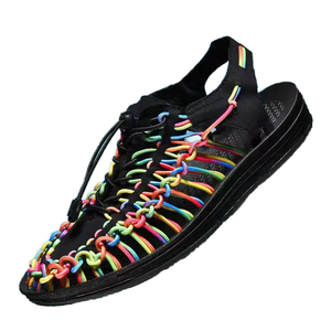 Sandalias Ligeras Hechas a Mano para Exteriores, Primavera, Invierno, Verano, Playa, Talla Grande, Hombre, Mujer, Casual, Estilo Vietnamita, Romano - Product Image 1