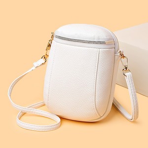 Mini Women's <b>Small</b> Cylinder Crossbody Bag Casual Daily Shoulder Purse Customized Logo Fashion Designer mobile phone <b>Handbag</b> - Product Image 1