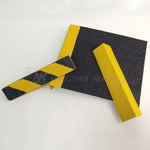 Barre d'angle en fibre de verre personnalisée, profilé en L FRP GRP, bande antidérapante pour escalier, soudage, pliage, motif diamant - Product Image 3