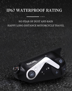 Auriculares Bluetooth para Motocicleta T50S, Control de Canal Inteligente, Intercomunicador Ultra Duradero, Alcance de 1200m, Conexión de Malla Continua - Product Image 4