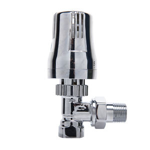 Tête <span class=keywords><strong>de</strong></span> vanne <span class=keywords><strong>de</strong></span> <span class=keywords><strong>radiateur</strong></span> thermostatique Keymark et vanne droite en laiton chromé poli EN215 - Product Image 4