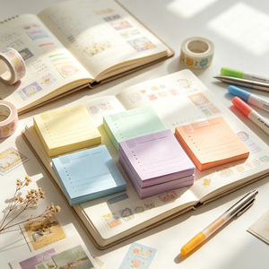Blocs-notes autocollants en PET résistants à l'eau, impression de logo personnalisée, bloc-notes transparents pour notes de bureau - Product Image 6