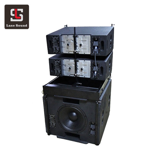 LASE Vera336 Professional 3 Way Line Array Active PA Sound System 1000W Outdoor Concert Sound