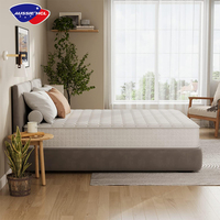 Matelas pliable pratique en boîte, certifié SGS, vente en gros, tailles King, Simple et Double, avec ressorts ensachés en gel et mousse à mémoire de forme