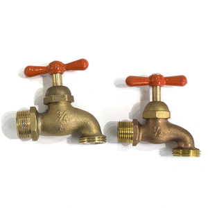 1/2 "3/4" <span class=keywords><strong>150</strong></span> Wog BSP NPT Type d'arrêt en laiton bavoir à ouverture lente tuyau d'eau bavoir robinet prix Bibcock robinet - Product Image 5