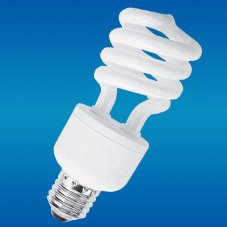 CFL Half Spiral Lamp White E27 6000K 8000 Hours 80lm/W CRI 80 AC 220V Plastic 2 Year Warranty - Product Image 4