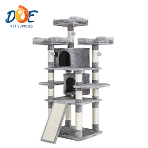 Doe Pet Cat <span class=keywords><strong>Post</strong></span> Bán Chạy Thân Thiện Với Môi Trường Mèo Cưng Dây Gai Dầu Lông Giả Thiết Kế Nguyên Bản Bán Sỉ Cây Mèo Cào - Product Image 2